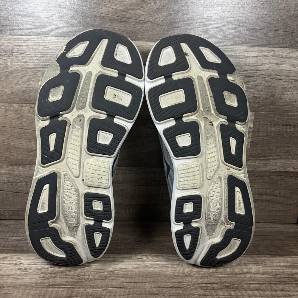 Hoka Bondi 9 Gray Mens US Size 13 EUR 48 1162011 GCTC Running Shoes
